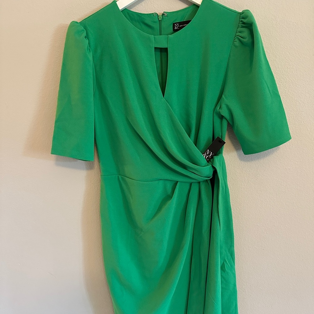 NY &Company green dress